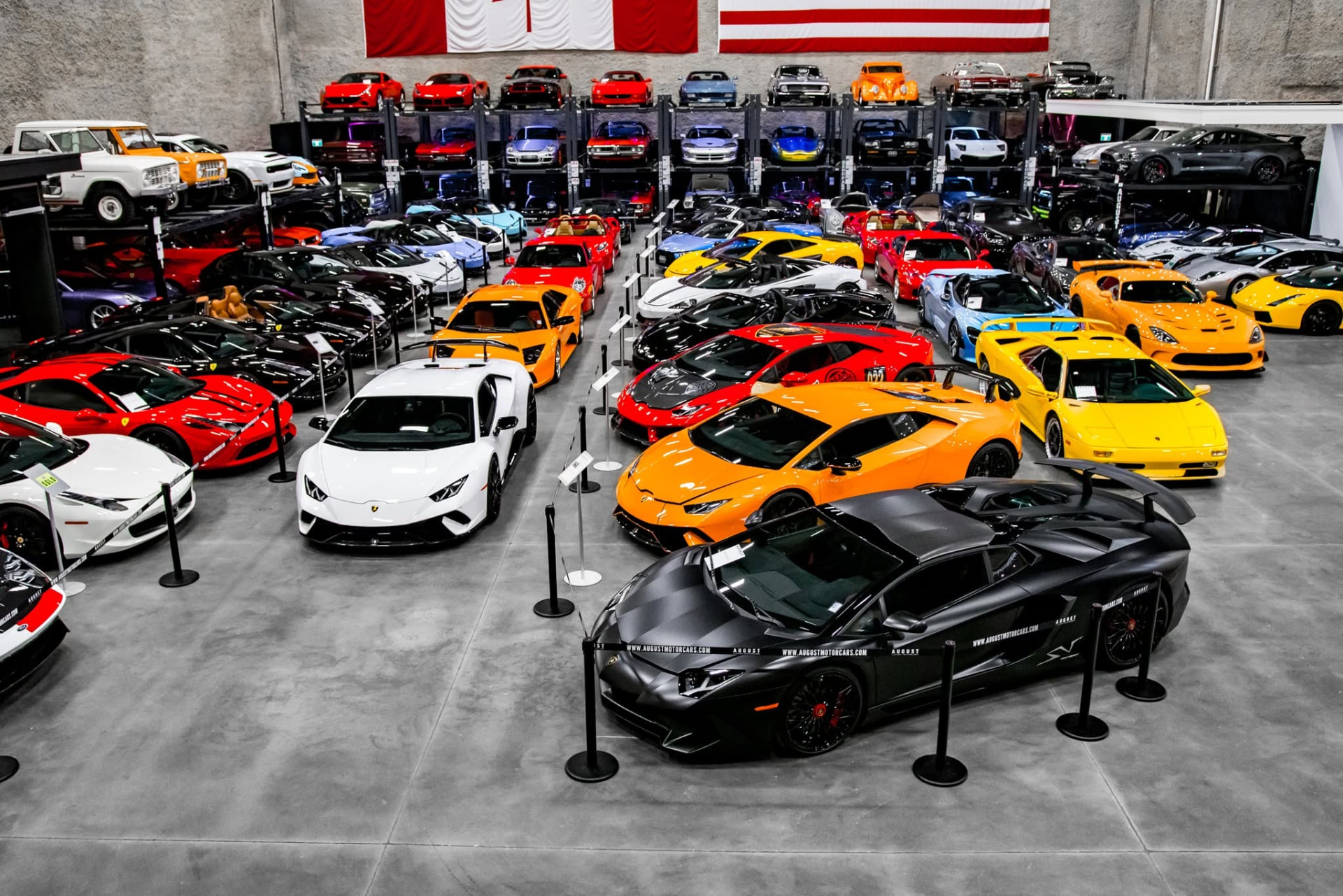 August Luxury Motorcars showroom